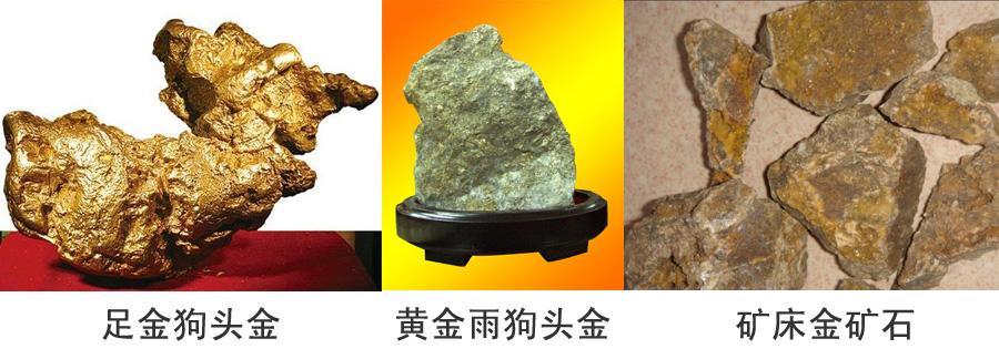 足金狗头金黄金雨狗头金矿床金矿石