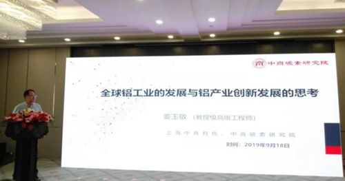 中商碳素研究院姜玉敬院长应百色铝业协会大会邀请做铝工业专题讲座
