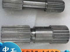 中工制造不同规格的传动轴主轴花键轴长轴 45号钢材质花键轴