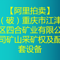 【阿里拍卖】（破）重庆市江津区四合矿业有限公司矿山采矿权及配套设备