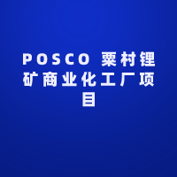 POSCO 粟村锂矿商业化工厂项目