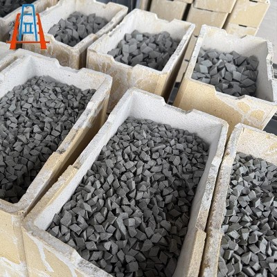 棕刚玉研磨块 研磨石20*20、35*35去毛刺磨料倒角抛光石粗图6