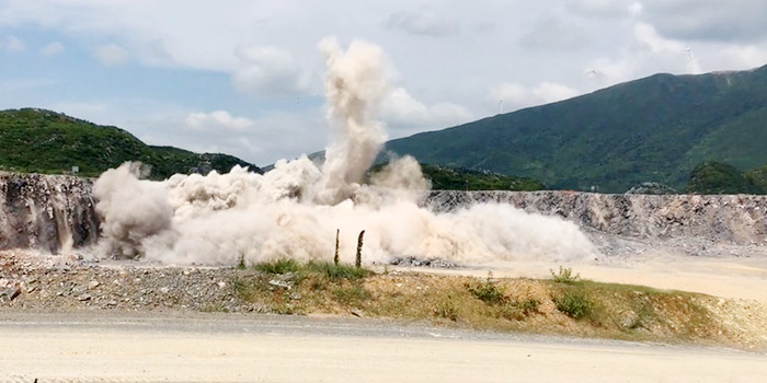 爆破效应检测