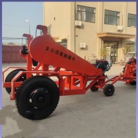电力施工队用 液压钢线拖车 带手摇绞磨