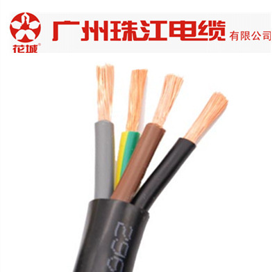 广州珠江电缆ZC-RVV4*0.75/1/2.5/4/6平方铜聚乙烯护套软电缆含税