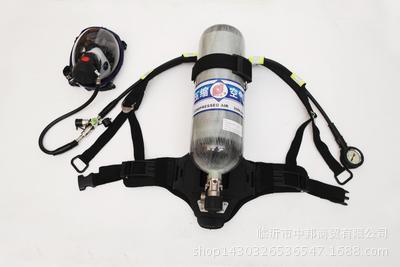 唐山普达6.8L碳纤维瓶正压式空气呼吸器 普达空呼