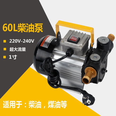 厂家热销220V移动柴油泵便携式输油泵抽油泵小型油泵小型齿轮油泵