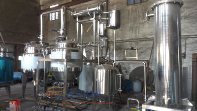 天沃机械枸杞子精油蒸馏提取设备 高效节能提取浓缩机组