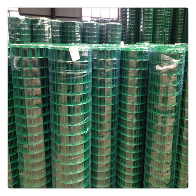 广州厂家生产 养鸡铁丝围栏 荷兰养殖网 包胶绿色荷兰网