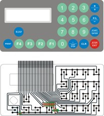 加工按键薄膜开关 液晶显示窗口PC薄膜面板 防水机械配件面板