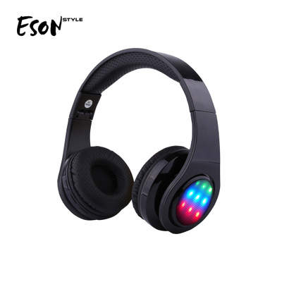 ESON Style新款无线蓝牙耳机 插卡FM收音LED音频显示发光蓝牙耳机