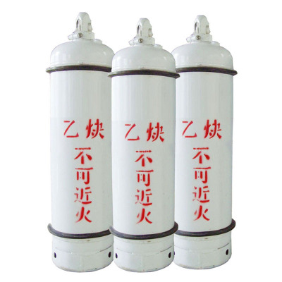 厂家直供99.9% 高纯乙炔2-3KG(C2H2) 40L瓶装