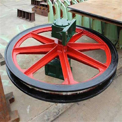 井上固定天轮生产厂家 矿用提升天轮 矿井立架定滑轮