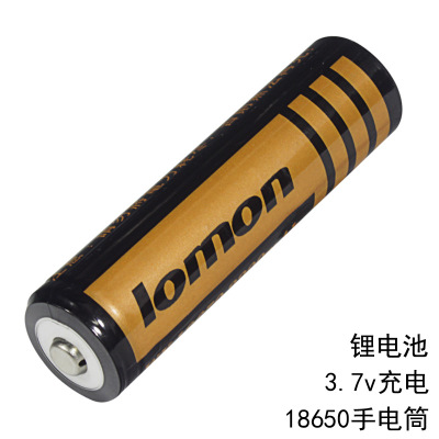 罗门亮点3.7v锂电池 厂家批发 大容量18650锂电池 手电筒充电电池