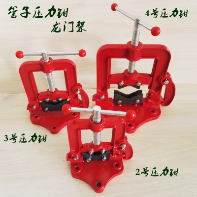 临沂批发压力钳美式轻型重型管龙门钳2号3号4号台虎钳 龙门架子钳