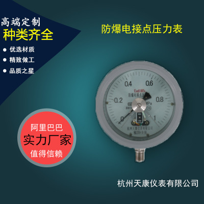 防爆电接点压力表耐振耐酸耐震压力表