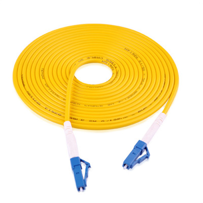 单模单芯 光纤跳线LC-LC UPC端面 线径3.0mm 长度120米 模块尾纤