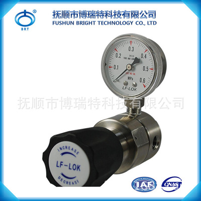 BPF-J系列 不锈钢减压器 高纯气体减压器 单表式减压阀门