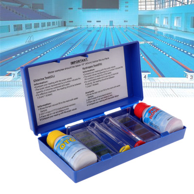 pH溴余氯测水试剂盒  泳池测试剂检测余氯浓度和pH值