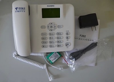 无线座机 F202  插卡固定电话机 无线固话机 支持4G电信卡