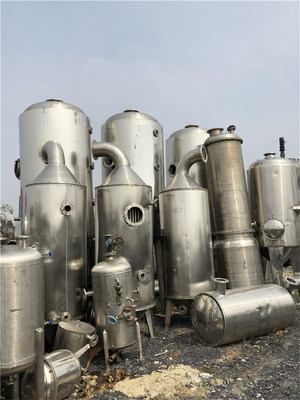 精品二手不锈钢冷凝器 不锈钢列管式冷凝器 蒸发器 多台出售