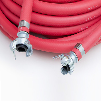 厂家直销红色高温蒸汽橡胶软管 高压钢编蒸汽管 三元乙丙导气胶管