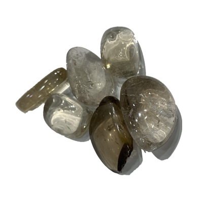 热销天然大块茶水晶原石矿石水晶碎石能量石鱼缸装饰矿物标本