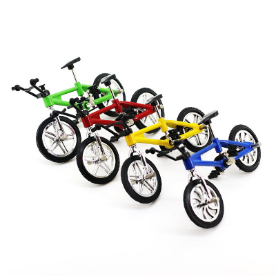 亚马逊速卖通玩具爆款创意仿真迷你合金自行车手指猴小轮单车