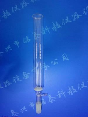 厂家直销  70mm*450减压层析柱 减压色层分析柱 玻璃仪器生产厂家