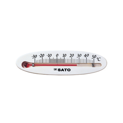 低温保存箱用温度计 迷你横型 SATO 枫洲 0-6041