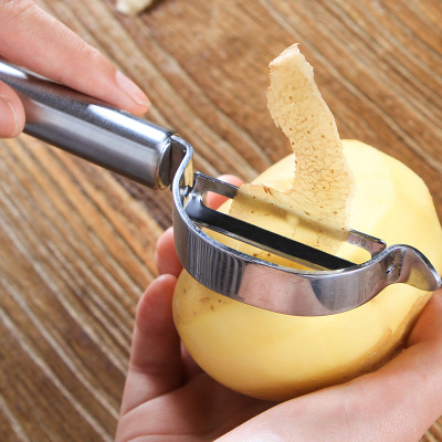 304不锈钢水果刀削皮器水果去皮刀厨房蔬菜刨刀苹果去皮器削皮刀