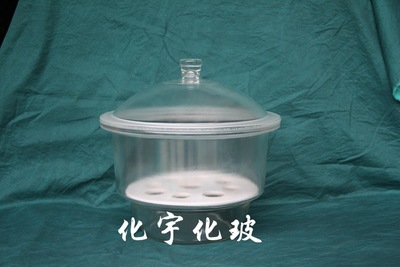 正品蜀牛 玻璃干燥器 附瓷板 透明 干燥皿 白色干燥器240MM