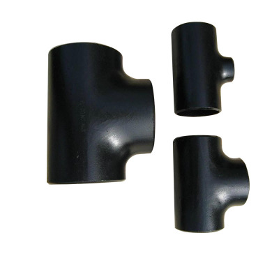 碳钢三通专业生产加工 合金不锈钢弯头锻制管件 碳钢无缝等径三通