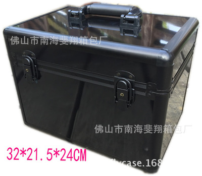 供应全黑色手提箱 工具收纳箱 仪器箱 产品包装箱 厂家量身定制
