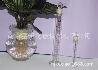 玻璃具塞量筒玻璃量筒刻度清晰具塞量筒5/10/25/50/100-1000ml