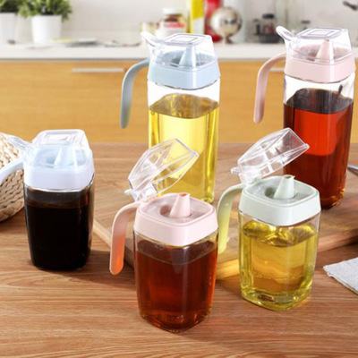 玻璃防漏油壶 调味瓶厨房用品小油瓶透明防滑油不挂油酱油瓶
