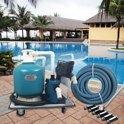 节水型爱克吸污机 手动泳池吸污机 泳池清洁设备吸尘器 清澈干净