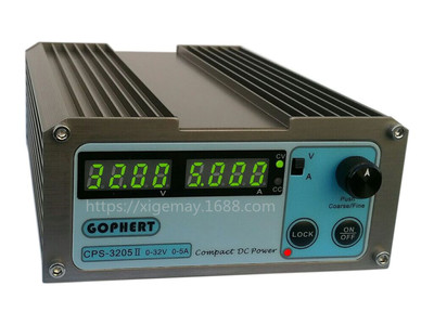 Gophert直流稳压电源CPS-3205II可调直流电源30v5a调压恒压恒流源