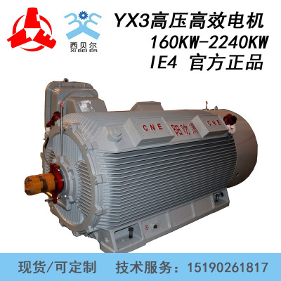 卧龙南阳高效高压电机YX3系列IE4能效3552-4 200KW非防爆电机