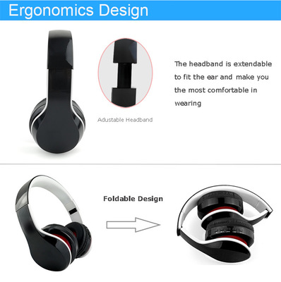 新款私模外贸头戴式蓝牙耳机 插卡 TF 音频 价格优惠 立体声