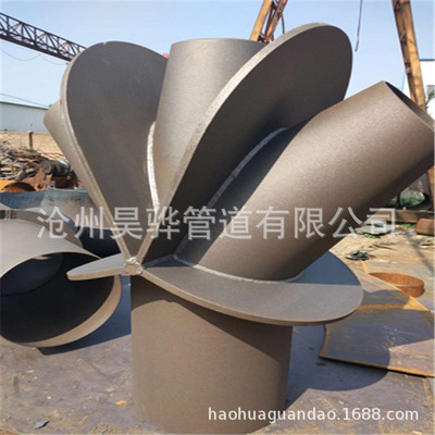 大口径Y型碳钢三通四通 529*8高压厚壁对焊跨越三通生产厂家
