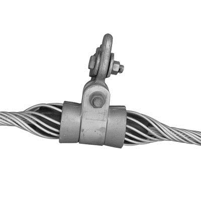 单层预绞丝悬垂线夹 通讯器材光缆直线预绞式悬垂线夹 可定制出口