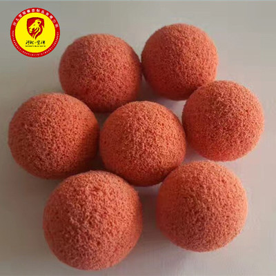 专业生产 剥皮胶球海绵球 电厂水泥厂冷凝器专用清洗胶球