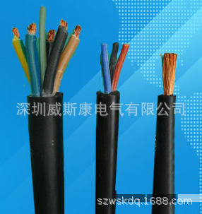 深圳橡套线缆 YC重型橡胶电缆 YZ-2X1--25MM系列中型橡套软电缆