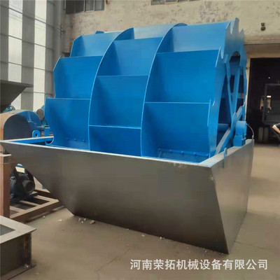 整套振动筛洗砂机设备 100吨大产量洗砂机 滚筒螺旋轮斗洗砂机