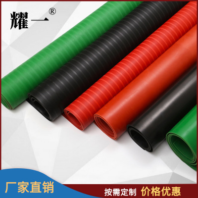 黑色绿色红色高压10kv绝缘橡胶板 5mm厚绝缘橡胶垫绝缘板防滑地垫