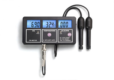 大屏幕精度高PH 温度 EC CF TDS的测量多参数水质监测仪 PHT-116