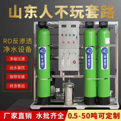 RO反渗透设备大型水处理工厂净水器商用直饮纯水机过滤软化去离子