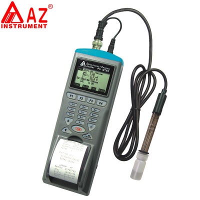 台湾衡欣AZ9861酸度计记录仪ph值测试记录仪ph计印表机打印机