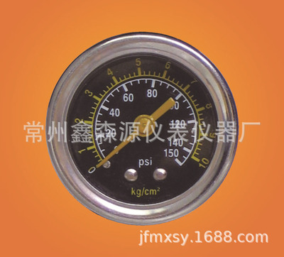 厂家专业气动工具设备配件 Y40轴向0~10kg/cm压力表